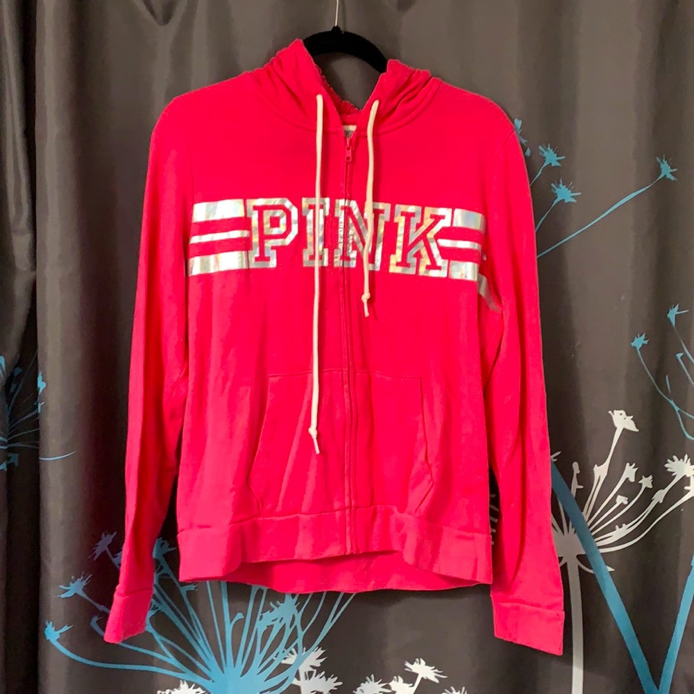 PINK zip up hoodie (discontinued)